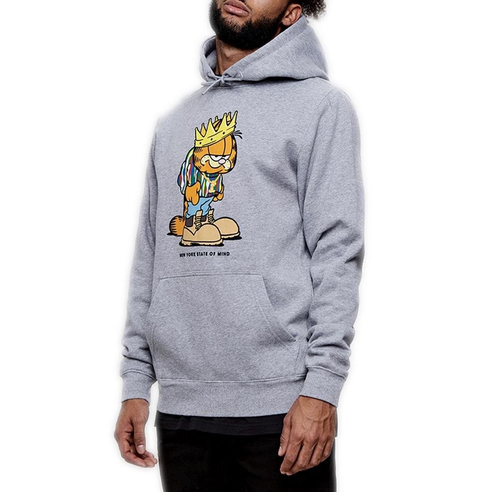 Men's Gray Graphic Hoodie